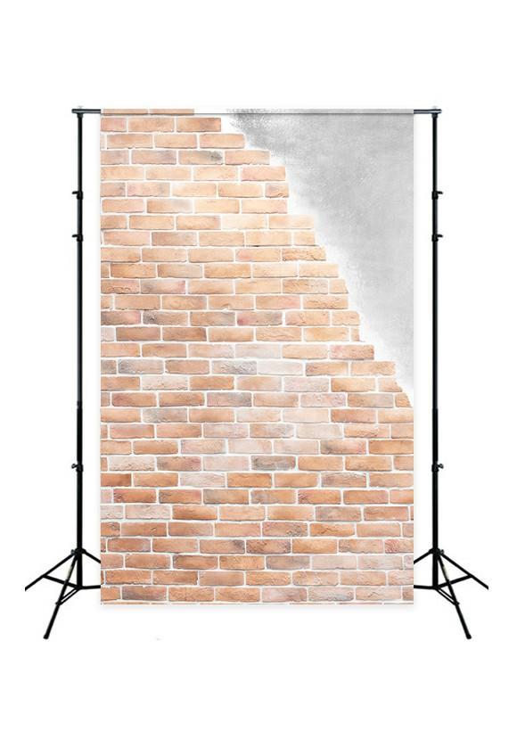 Photography Backdrop Brown Brick Wall Texture D-242