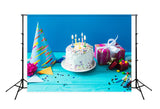 Cake Presents Birthday Baby Shower Backdrop for Photo Studio D288
