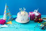 Cake Presents Birthday Baby Shower Backdrop for Photo Studio D288