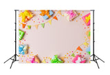 Happy Birthday Party Gifts Decorations Backdrop for Photography D322