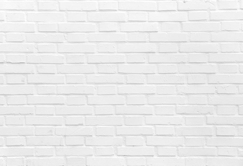White Brick Wall Texture Photography Backdrops for Studio D349