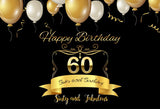 Custom Birthday 50th 60th 70th Photography Backdrop D589