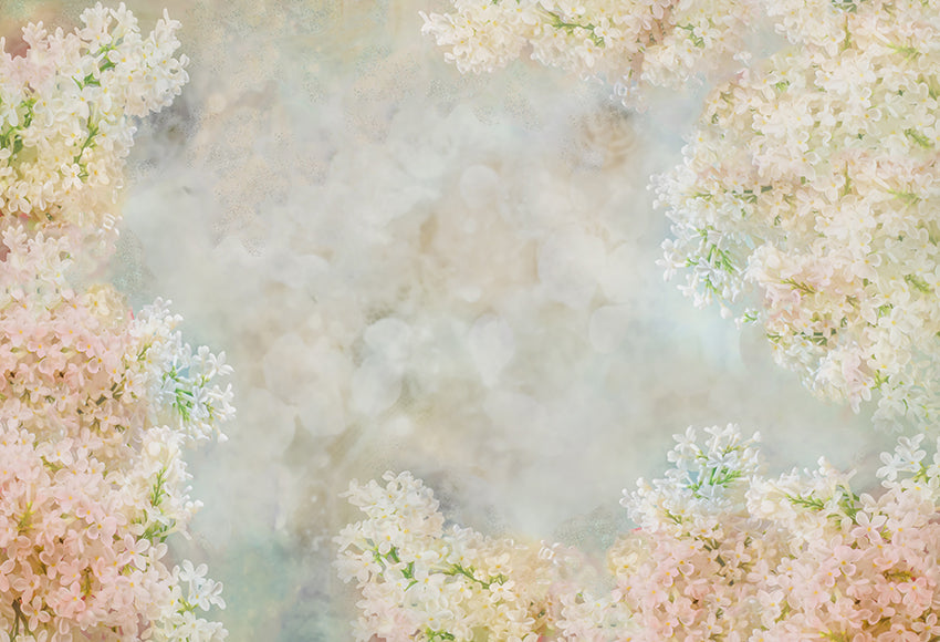 Toile De Fond Florale Cascade - 180 X 109 Cm, Thème Printemps/été - Parfaite Pour Photos, Fêtes, Vidéos - Tissu Polyester Résistant, œillets Inclus