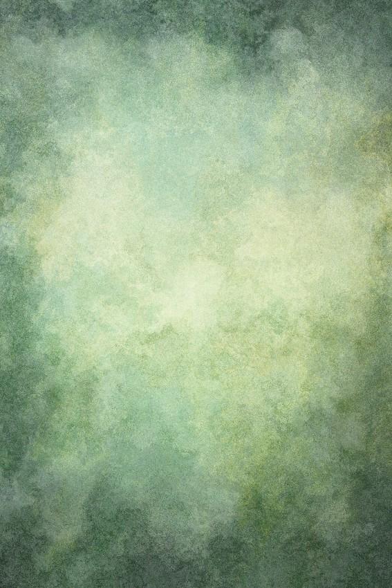 Green Art Fabric Abstract Texture Backdrop for Photo Booth DHP-667