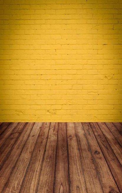 Yellow Brick Wall Backdrop for Photo Booth F-1597