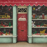 Christmas Santa Workshop Photography Backdrop Children Photo Background G-024