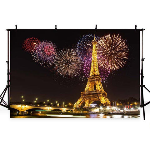 Attractions Backdrops Scenic Backdrops Cheap Background Eiffel Tower G-169