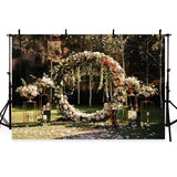 Wedding Background Flowers Backdrop G-215