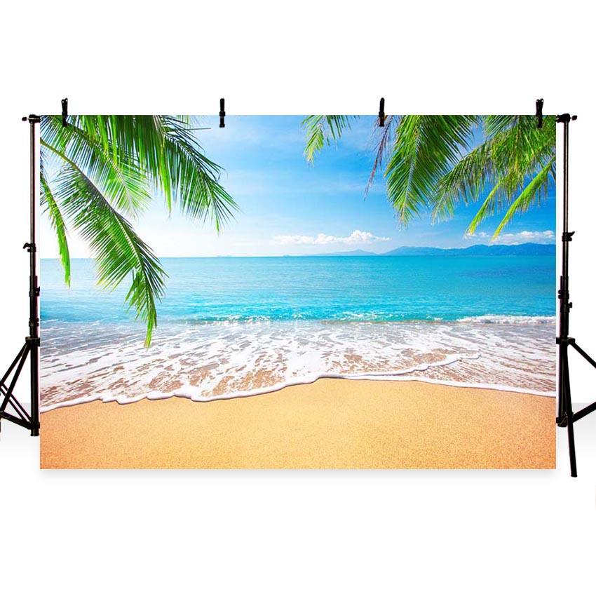 Summer Sea Beach Scenic Photo Backdrops  G-229