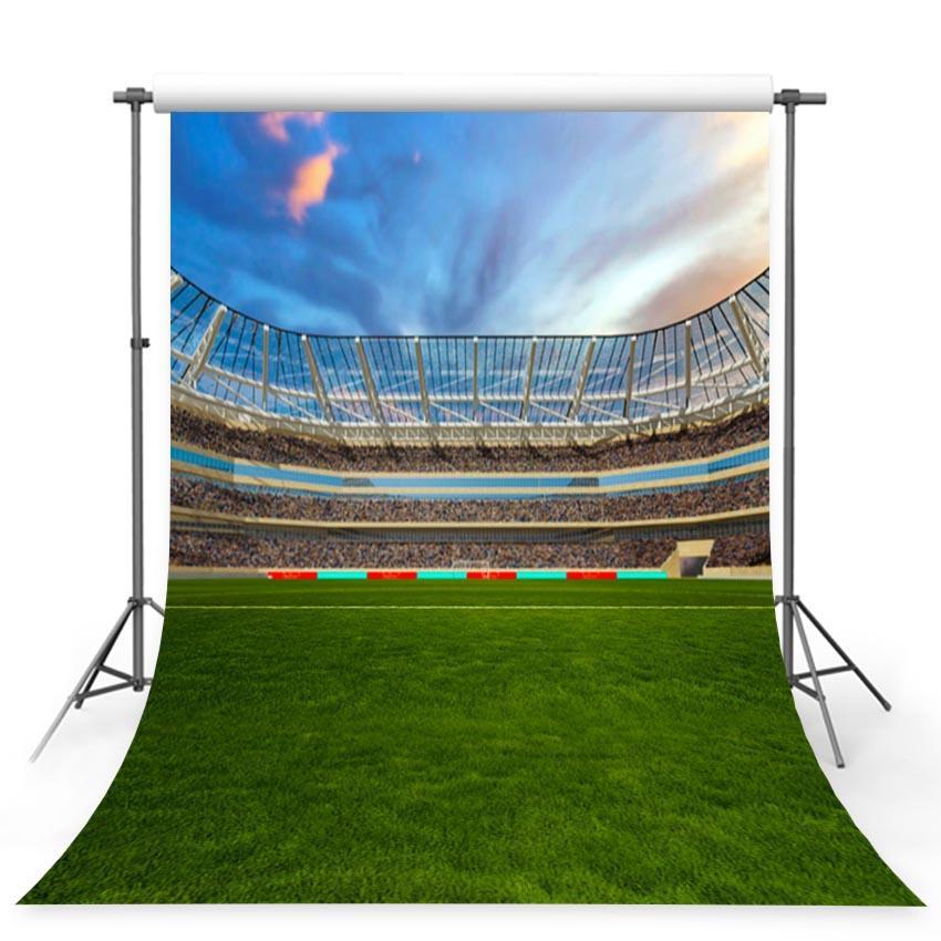 Football Field Sport Backdrop for Party Decorations G-379