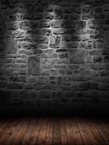 Black  Grunge Brick Wall Photo Studio Backdrop G-52
