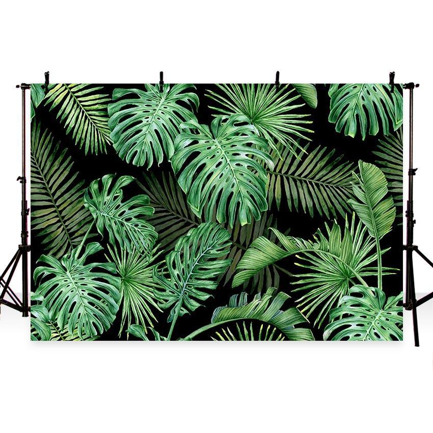 Tropical Leaves Summer Backdrop for Photo Studio G-739