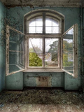 Abandoned Dirty Room Interior Window Photo Booth Backdrop GA-10