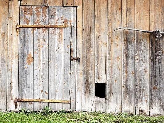 Rustic Barn Door Wooden Photography Backdrop GA-3