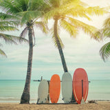 Summer Beach Coconut Aquaplan Backdrop for Photography  GA-82