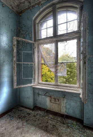 Abandoned Room Interior Window Photo Backdrop GA-9