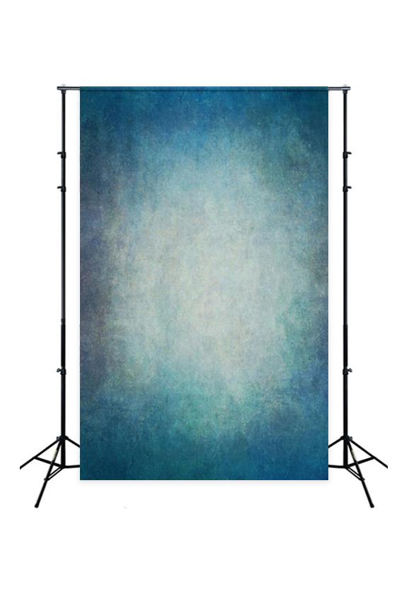Blue Abstract Green Photo Booth Backdrop GC-168