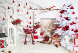 Fond De Noël Blanc Pour La Décoration De La Maison Gx-1063