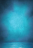 Cyan Abstract Texture Portrait Photo Backdrop