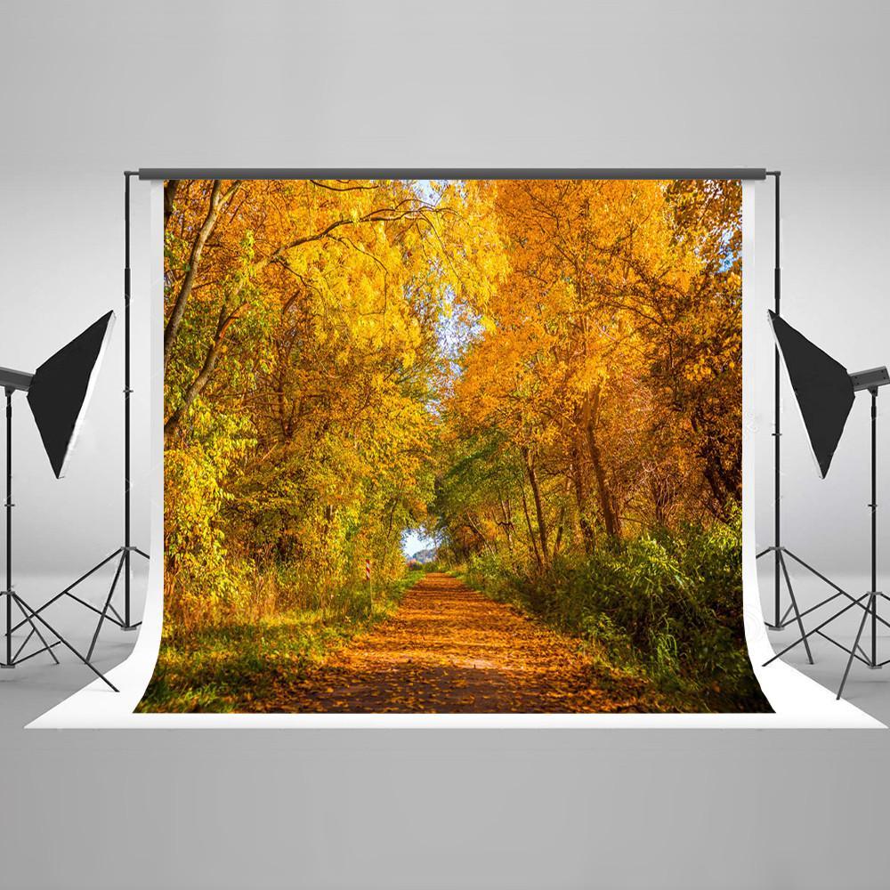 Scenic Backdrops Trees Woodland Backdrops Yellow Backgrounds