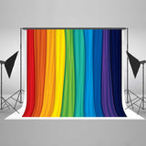 Birthday Backdrops Rainbow Background Curtains Backdrops HJ04268