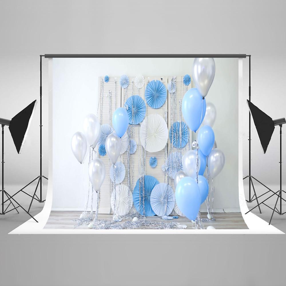 Baby Shower Balloons Children Birthday Photo Backdrop  HJ04895