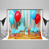 Balloons Cake Children Birthday Baby Shower Backdrop HJ04896