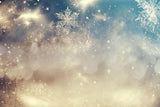 Beautiful Cloud Snowflake Xmas Ornaments Backdrop DBD-19231