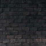 Toile de fond de photographie de mur de brique grunge noir J03803