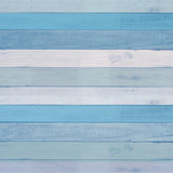 Toile de fond de photographie de mur en bois bleu pour la fête J04153