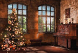 Christmas Tree  Decorations Room Photography Backdrop KAT-6