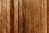 Toile de fond de cabine de photo en bois rétro brun LM-H00165