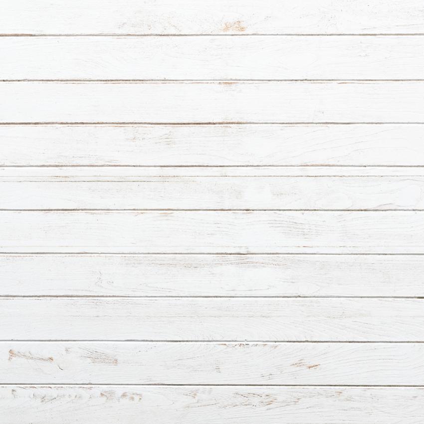 Toile de fond de photographie de mur en bois vintage blanc LM-H00170