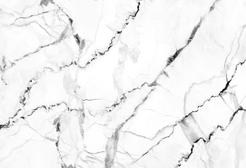 Toile de fond de cabine de photo en marbre blanc naturel M019