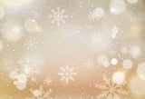 Snowflake Bokeh Winter Photo Booth Backdrop M102