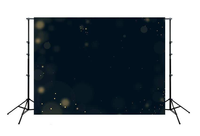 Glittering Stars Bokeh Dark Photo Booth Backdrop M120