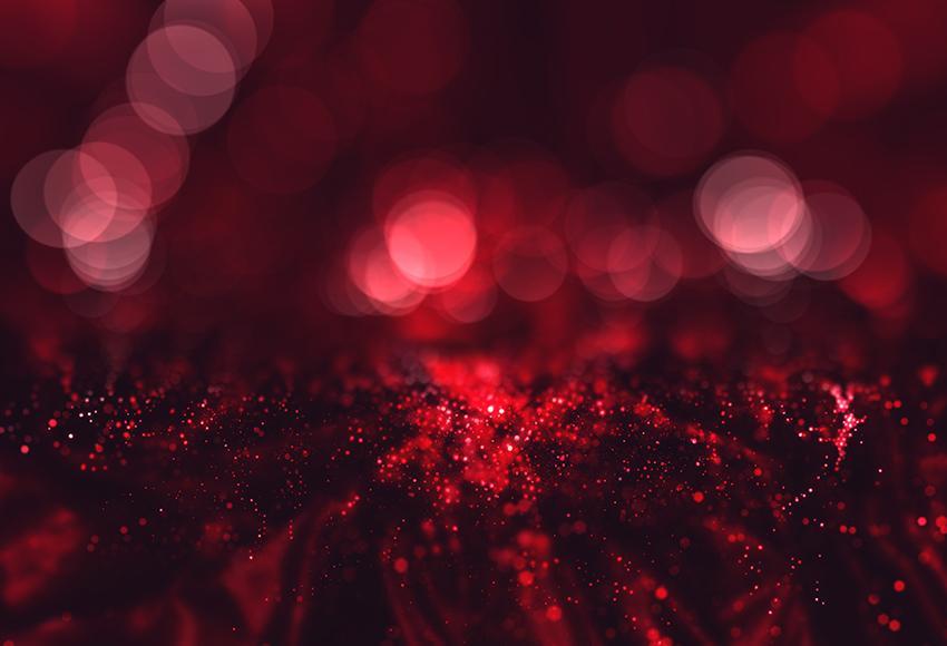 Red  Shinning Bokeh Photo Booth Backdrop M167