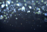 Golden Particles Background in Bokeh Style Photography Backdrop M172