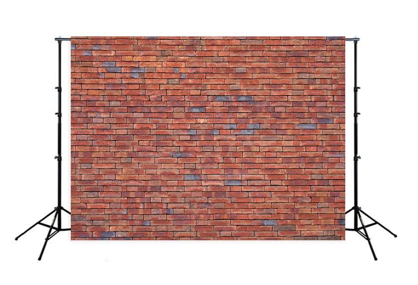 Red Vintage Brick Wall Photography Backdrop  M254