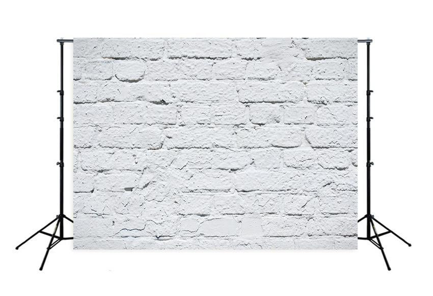 White Paint Brick Wall Backdrop for Photo Booth M269