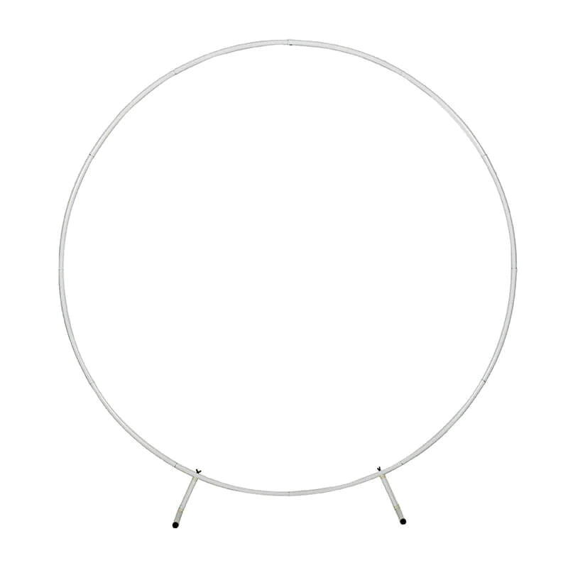 La toile de fond ronde tient le support d'arche de cercle en métal pour le mariage de fête d'anniversaire