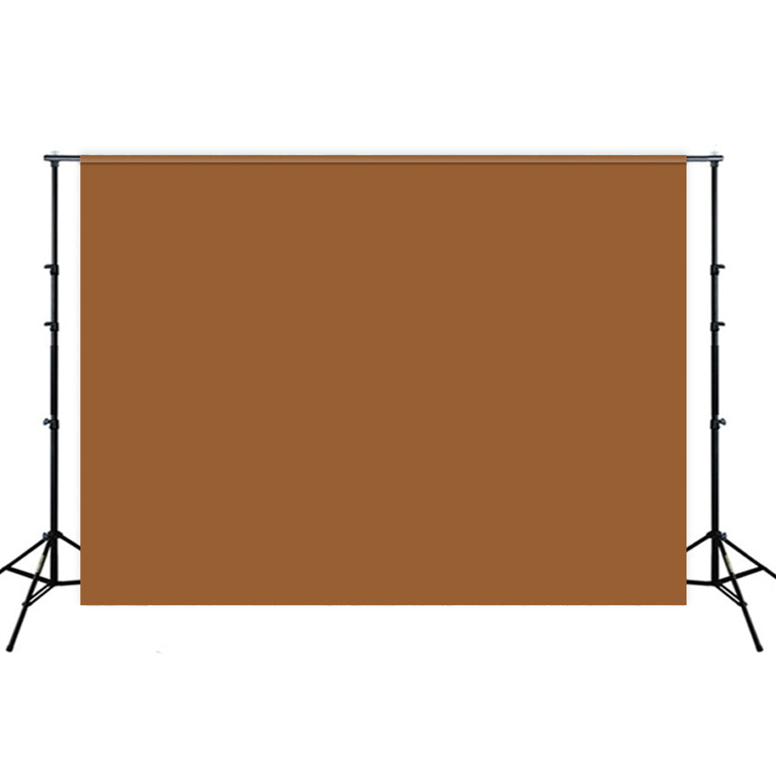 Toile de fond de photographie en couleur unie marron pour Photo Studio SC55