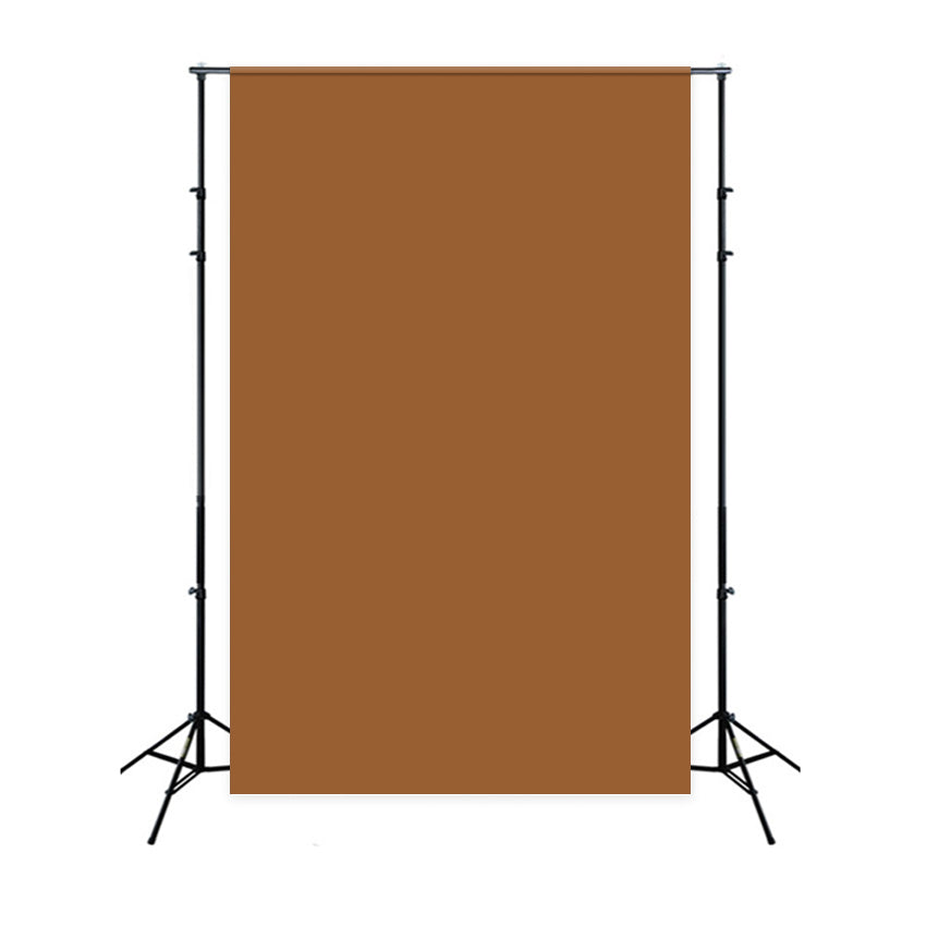 Toile de fond de photographie en couleur unie marron pour Photo Studio SC55