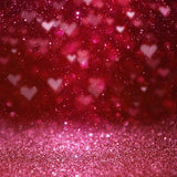 Bokeh Love Heart Valentine Photography Backdrop