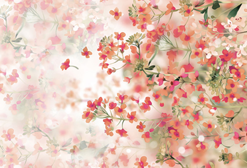 Vintage Flowers Photography Backdrop