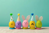 Easter Eggs Green Wall Photo Booth Backdrop SH006