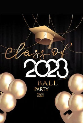Graduation Backdrop Class of 2023 Party Banner for Photography SH-267