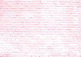 Light Pink Brick Wall Backdrop for Photography Party Decoration