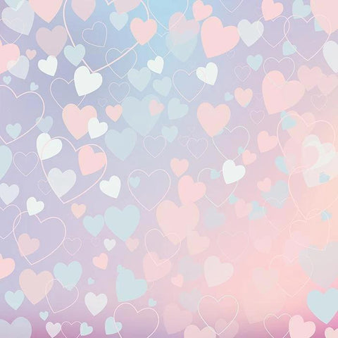Hearts Valentine's Day Backdrops  for Photo Shoot  VAT-17