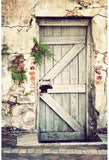 Wooden Door Broken Brick Wall  Photo  Backdrop ZH-52